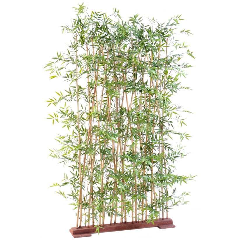 Bambou artificiel Japanese UV résistant - intérieur extérieur - H.180 cm  vert
